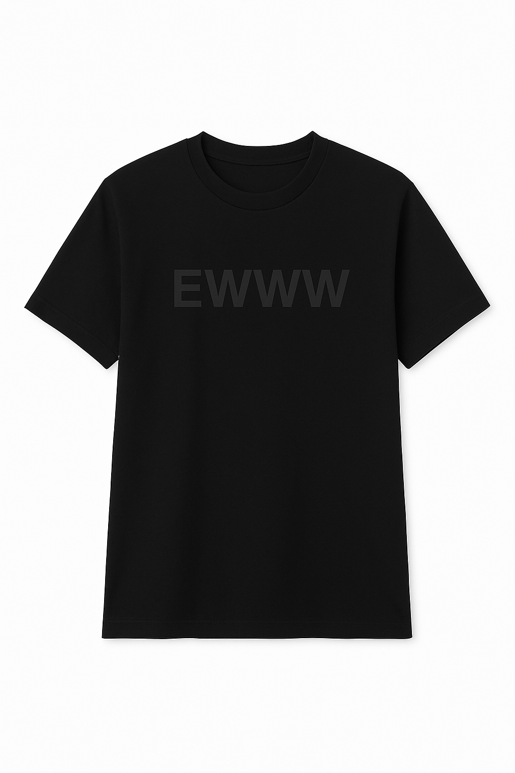 Black EWWW Short Sleeve T-Shirt