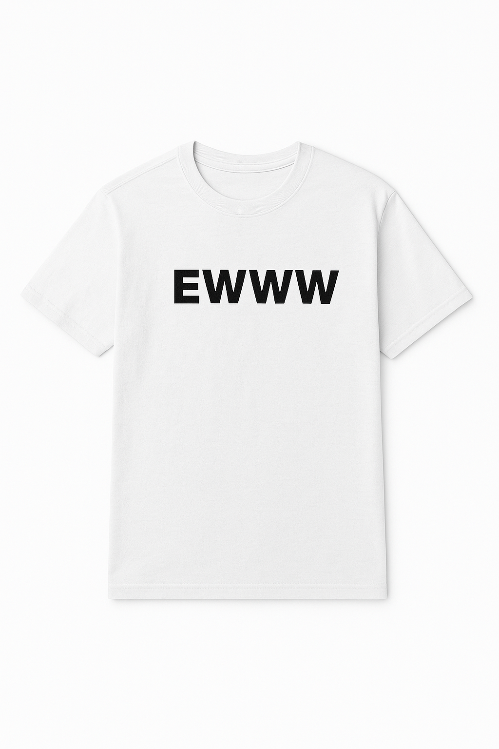White EWWW Short Sleeve T-Shirt