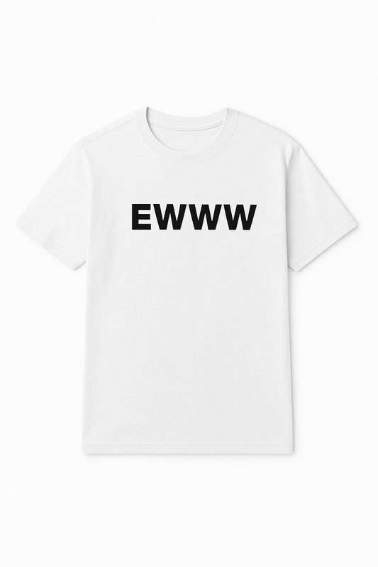 White EWWW Short Sleeve T-Shirt